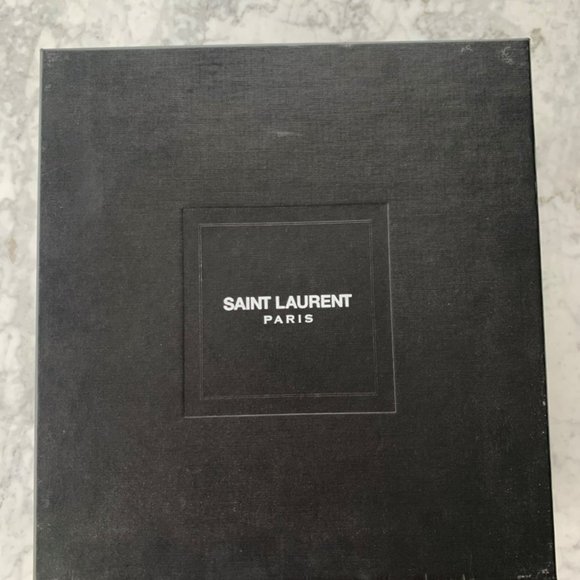 Saint Laurent suade boots